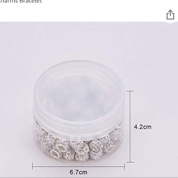 NBEADS 90Pcs Crystal Color Rhinestone Beads - Picture 5 of 7